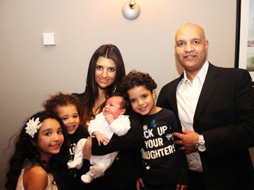 khalid khan with family